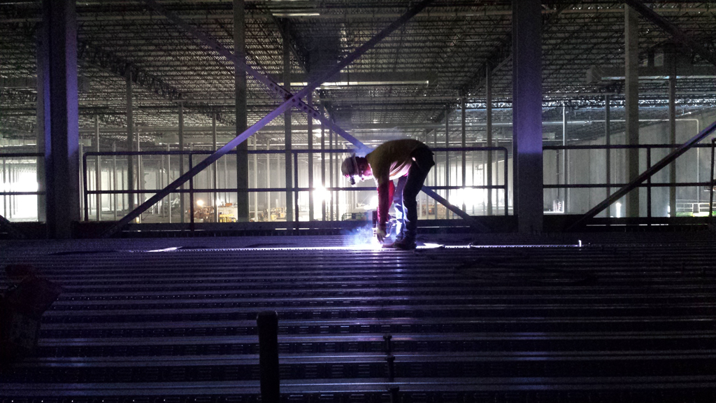 Interior Construction of Department Store at Elizabethtown Distribution Center by Elrod Studwelding